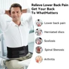 1PCS Compression Back Brace - Lumbar Support Belt for Herniated Disc,Workout,Heavy Lifting,Posture Correction (Men & Women) 5