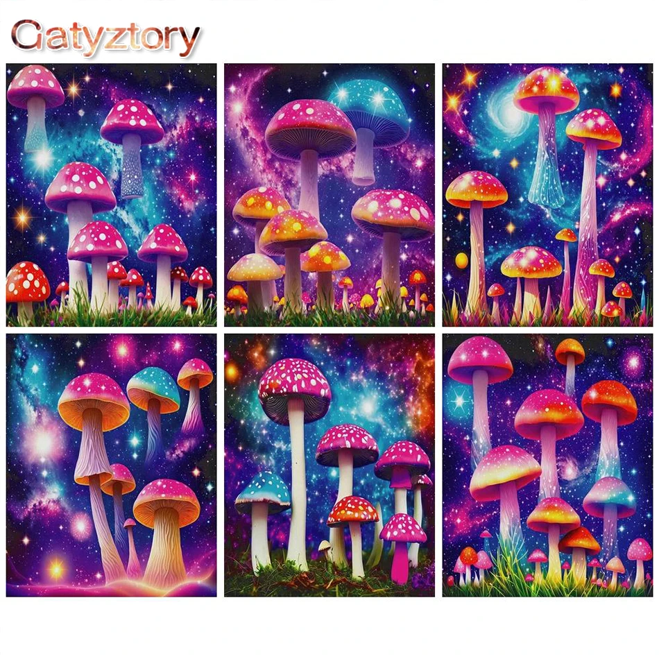 

Gatyztory Oil Painting By Numbers For Adults On Canvas Abstract Kits Acrylic Painted Wall Art Pictures By Numbers For Home Decor