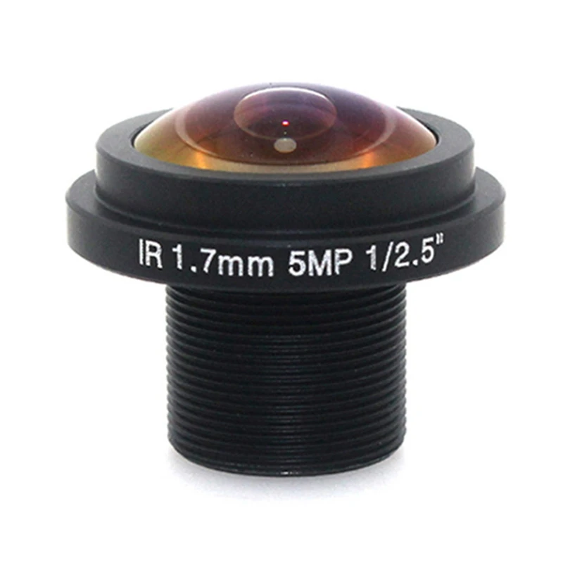 Obiettivo Panoramico Fisheye 1.7Mm 5Mp Obiettivo Di Sorveglianza Di Sicurezza A 360 Gradi