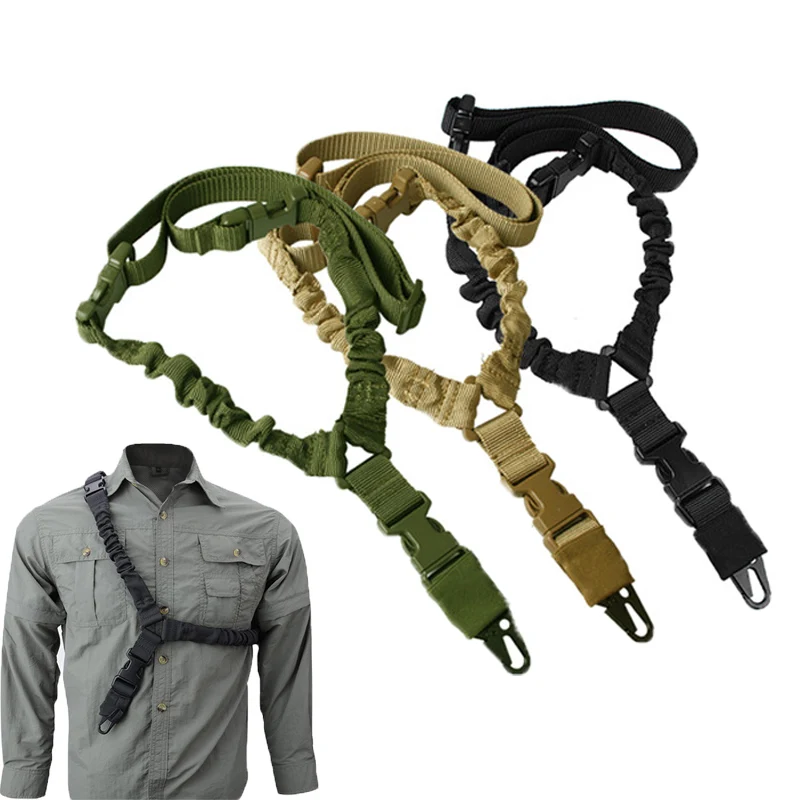 Tactical Single Point Rifle Rope Military Sling Shoulder Strap ...