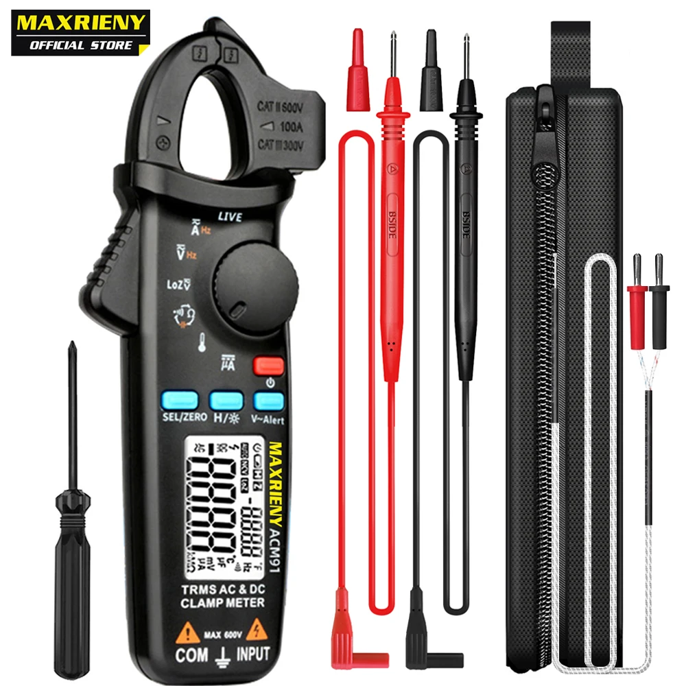 Clamp Meter Multimeter Ac Dc | Clamp Meter Digital True Rms - Digital ...