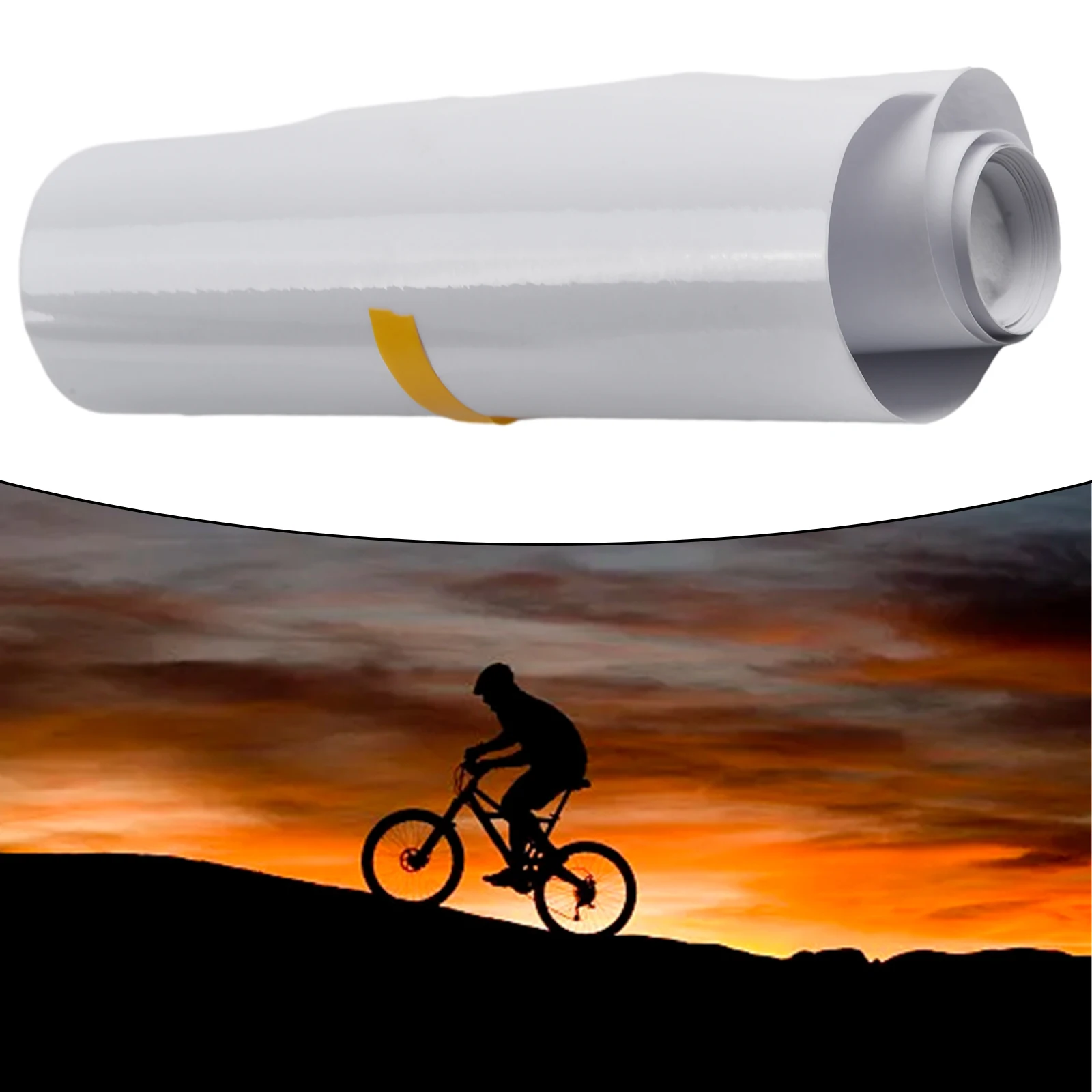 

Cycle Frame Protection Film Bicycle Frame Tape Clear Mountain Bike part UV resistance Waterproof 100*15cm Practical Sale