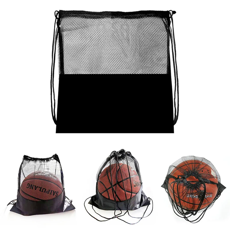 

1Pc Half Mesh Bag Portable Football Storage Backpack Outdoor Basketball Volleyball Multifunctional Storage Bags