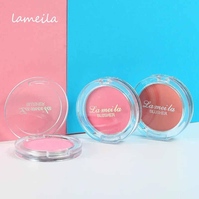 Monochrome Blush Pallete 6 Color Peach Cheek Blusher Powder Makeup Contour Shadow