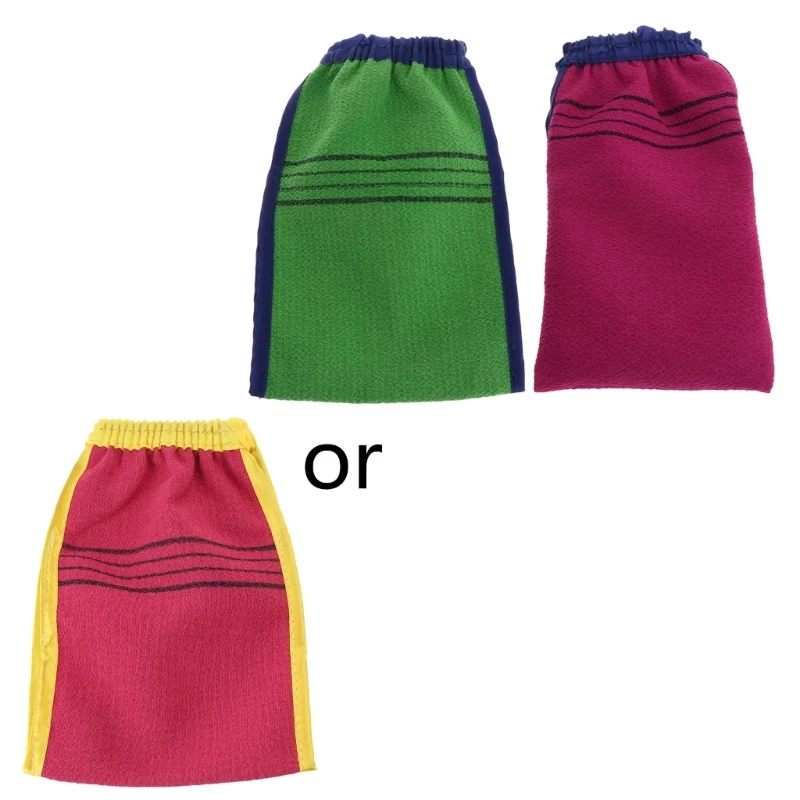 

Волшебная перчатка для пилинга, отшелушивающие рукавицы для удаления загара, перчатки для ванны и душа, 19 см 13,5 см