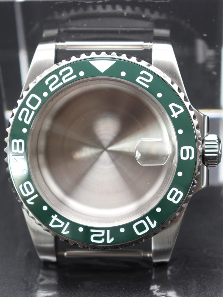 Premium 40mm Waterproof Watch Case with Ceramic Bezel Insert