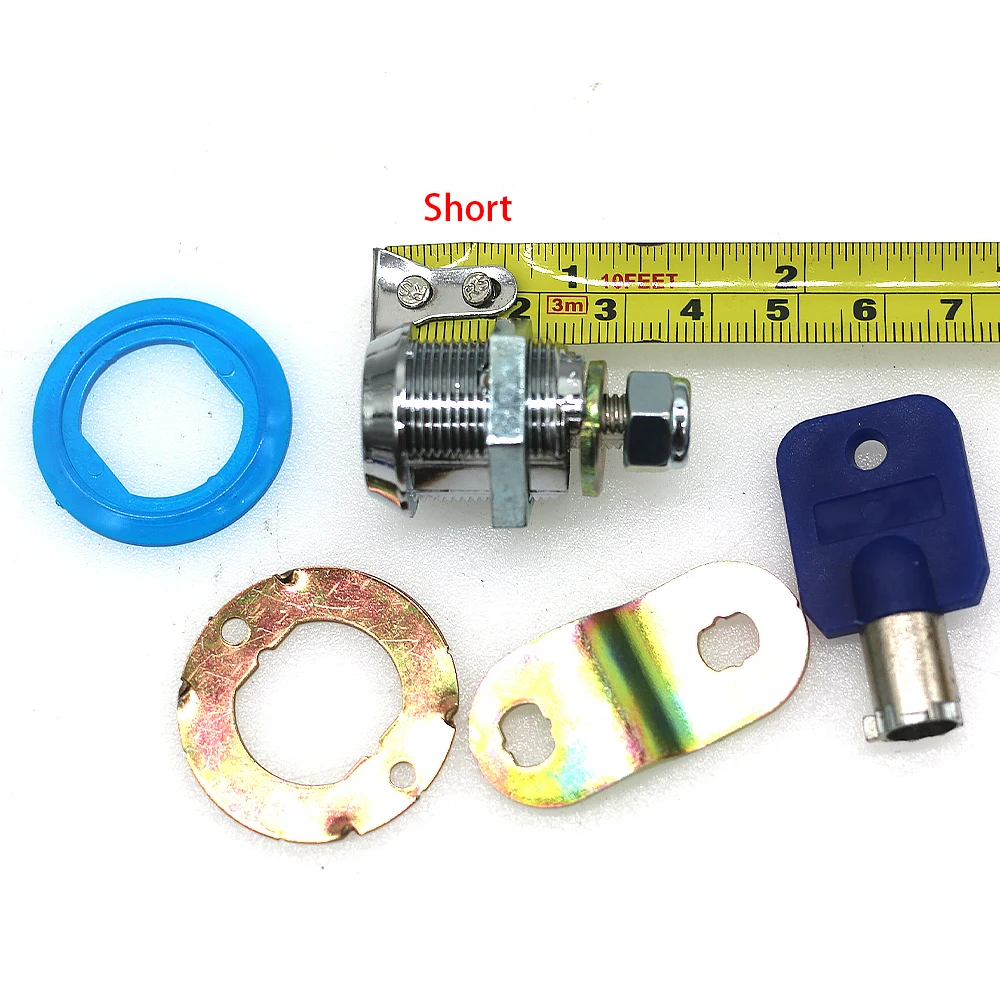 Aynı Model langırt parçaları için kam silindir kilit anahtarı Arcade oyunu vinç salıncak otomat kutu kabine çekmece sikke kapı Lockset
