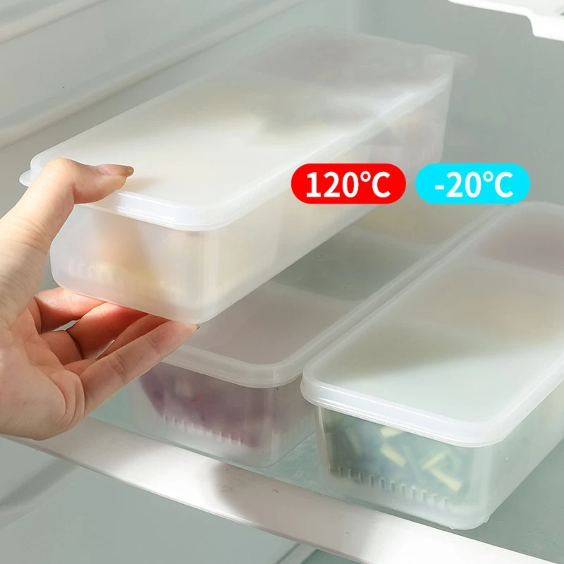 1pc High Transparent Pp Cheese Food Storage Container, Simple