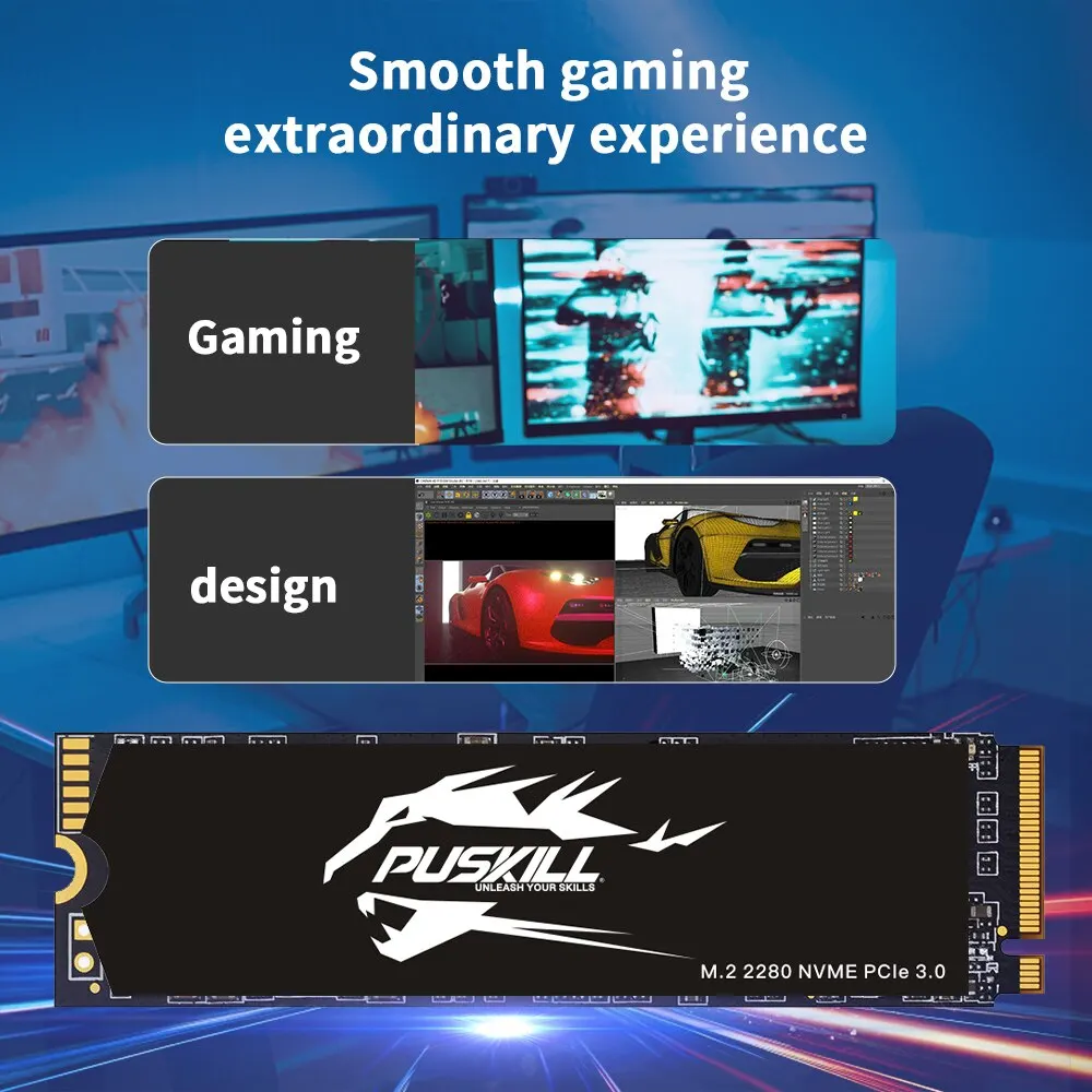 Рисунок 5 - PUSKILL SSD M.2 NVMe 1TB 512GB