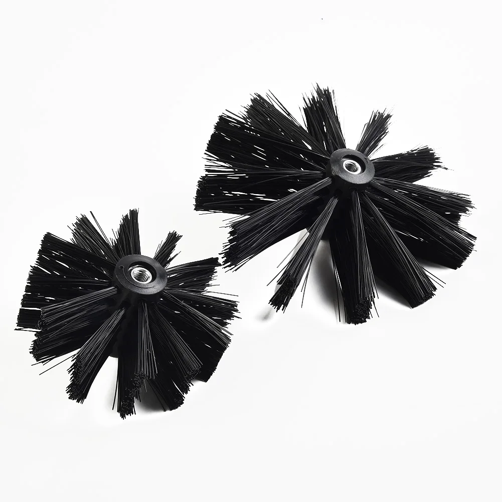 Chimney Brush 100/150mm Dryer Vent Cleaning Brush Chimney Lint Remover -=BristleHeadNylon For Chimney-= DryerPipeFireplace Clean