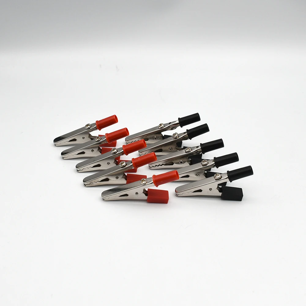 Alligator clips 10 Pieces Metal Alligator Clips Test Clips Electronic Product Test Clips Screws Solder Ports Electrician Wire