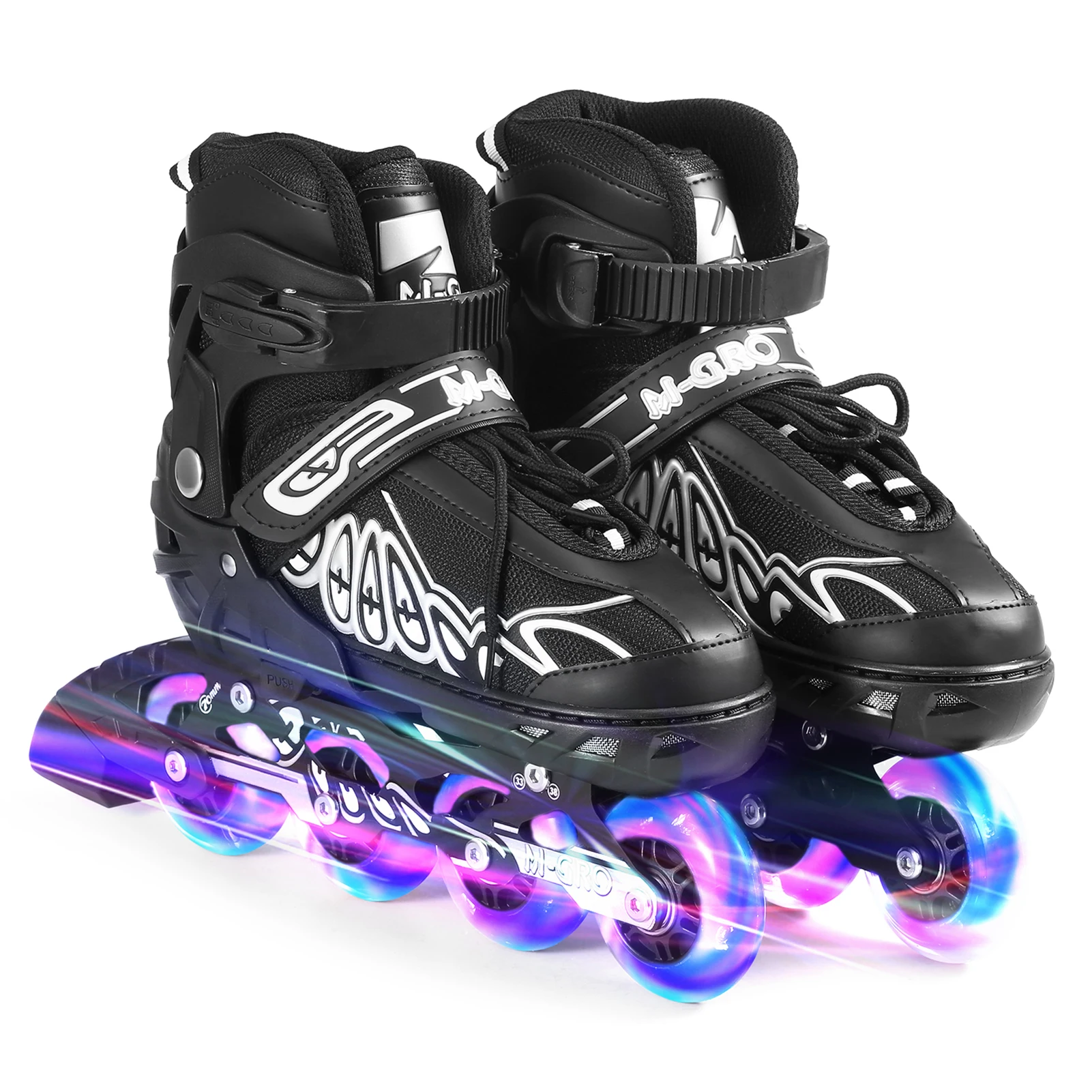 

Adjustable Inline Skates with Illuminating Wheels Skates Outdoor Skates For Kids Boys Girls Ladies