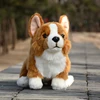 Welsh Corgi Dog High Fidelity Anime Cute Plushie Corgi Plush Toys Lifelike Animals Simulation Stuffed Doll Kawai Toy Gifts Kids 4