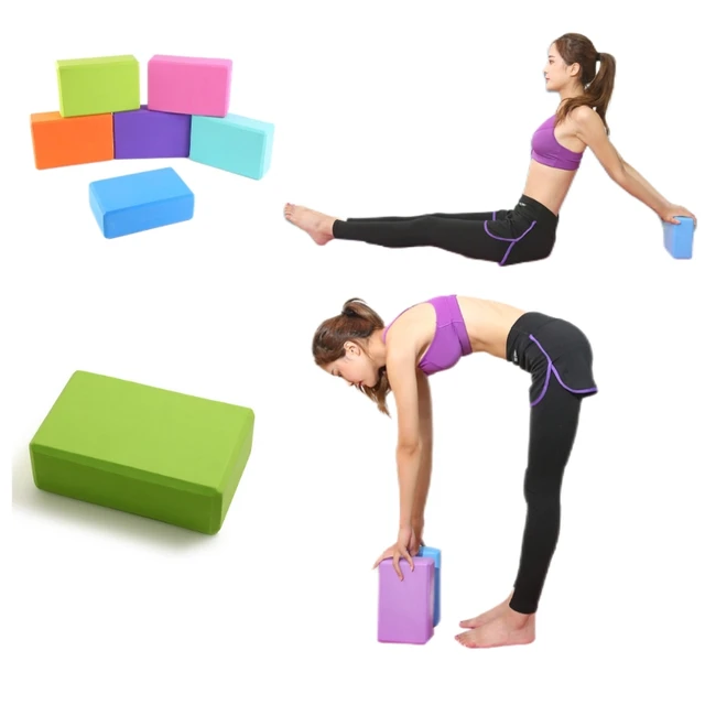 Colors Pilates Durable EVA Gym Blocks Foam Brick Training Exercise Fitness  Stretching Bolster Pillow Cushion Home Body Shaping - AliExpress
