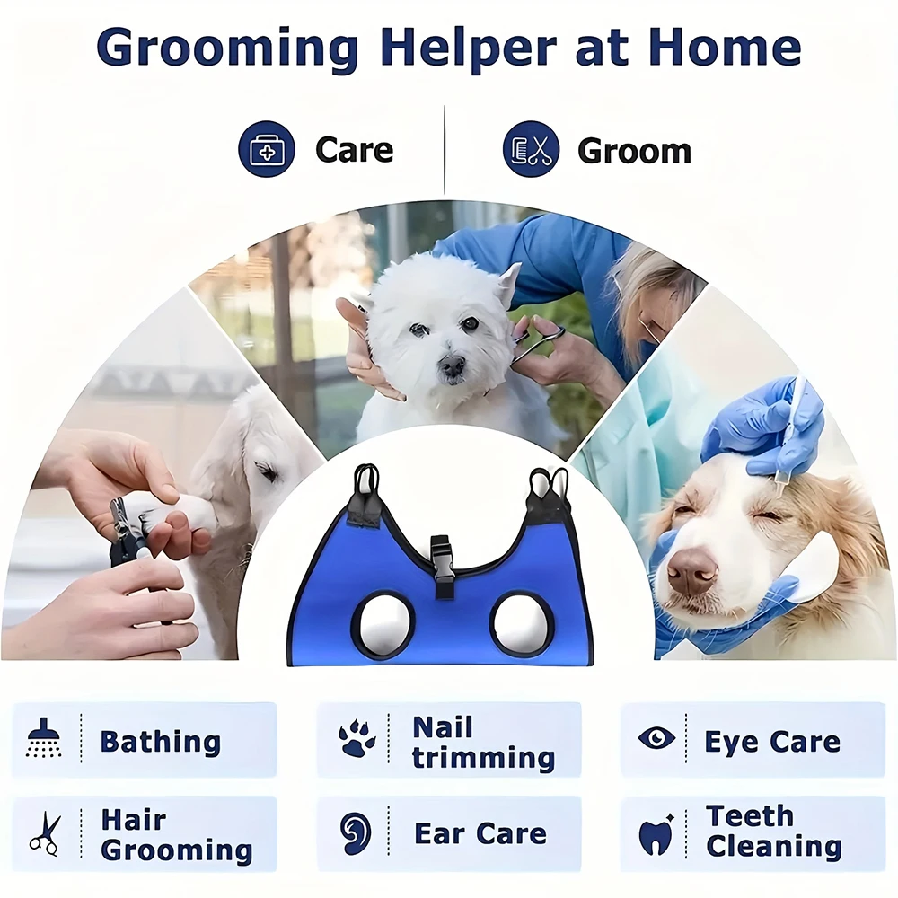 Cat Grooming Hammock — Small & Medium