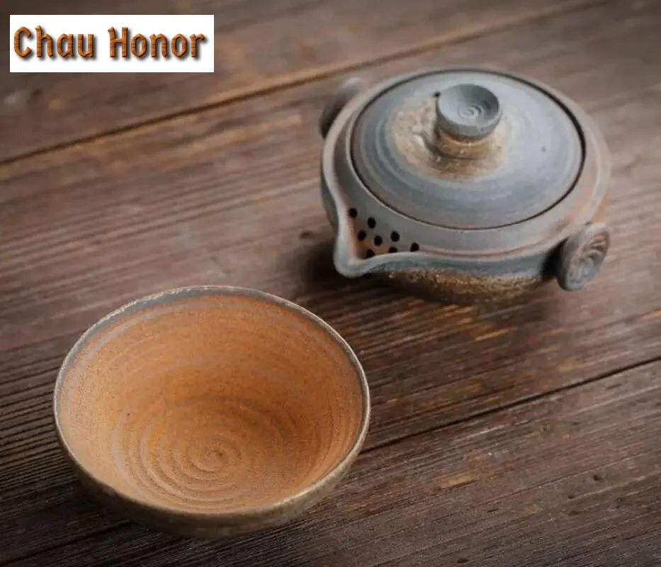 Japanese Ceramic Teapot Gaiwan Tea Cup 1 Pot 1 Cups Porcelain Sets Kung Fu Tea Set Portable Teacup Gaiwan Kettle Tea Cups Mug