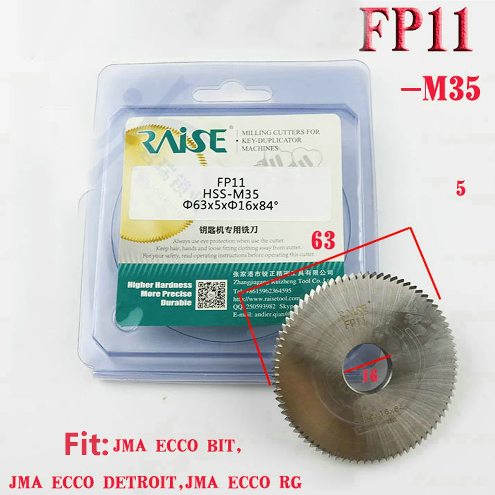 Raise FP11 cortador de llaves automático, herramienta de corte de llaves  HSS 63x5x16x80, ECCO JMA para/ECCO PLUS| | - AliExpress ecco plus