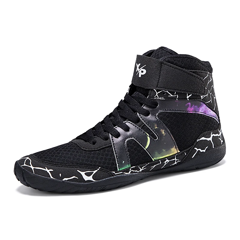 Wear-resistant Non-slip Breathable Sports Shoes Non-slip and Wear-resistant Boxing Shoes High-top Comfortable Wrestling