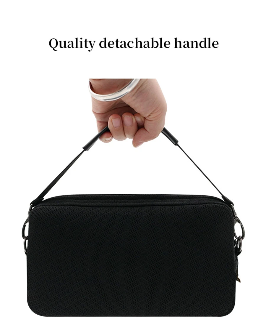 Portable Speaker Bag for BOGASING S9 Pro Speaker Sound Permeable Bags S9 Pro Outdoors Travel Carrying Transparent Case