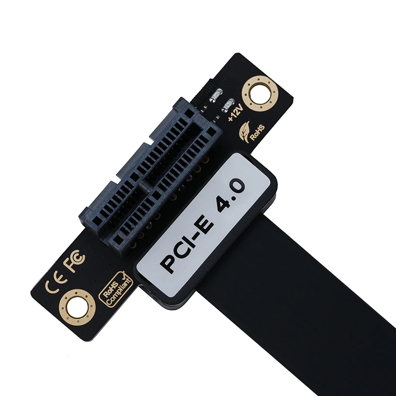 Cavo riser extender PCIE X1 16Gbps PCI Express 4.0 Cavo a nastro di prolunga da X1 a X1 20 cm PCIE 1X Scheda riser Accessorio per PC desktop - immagine 5