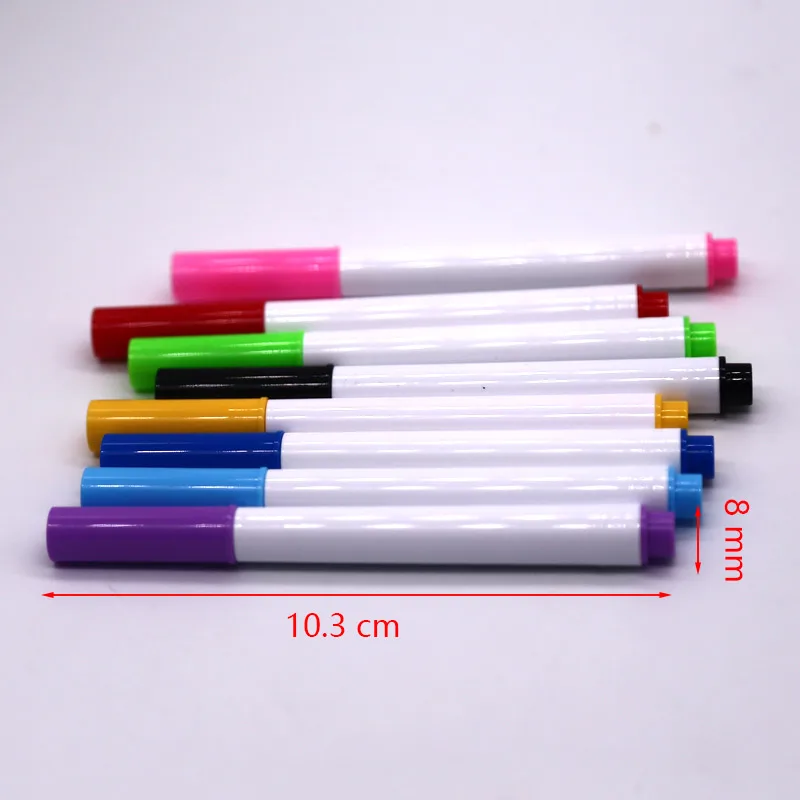 Vibrant Refillable Fine Tip Erasable Whiteboard Markers