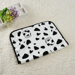 Soft Cozy Dog Bed Mat with Fun Prints - Warm Mattress and Sleeping Blanket - 60 x 80 cm (Cows)