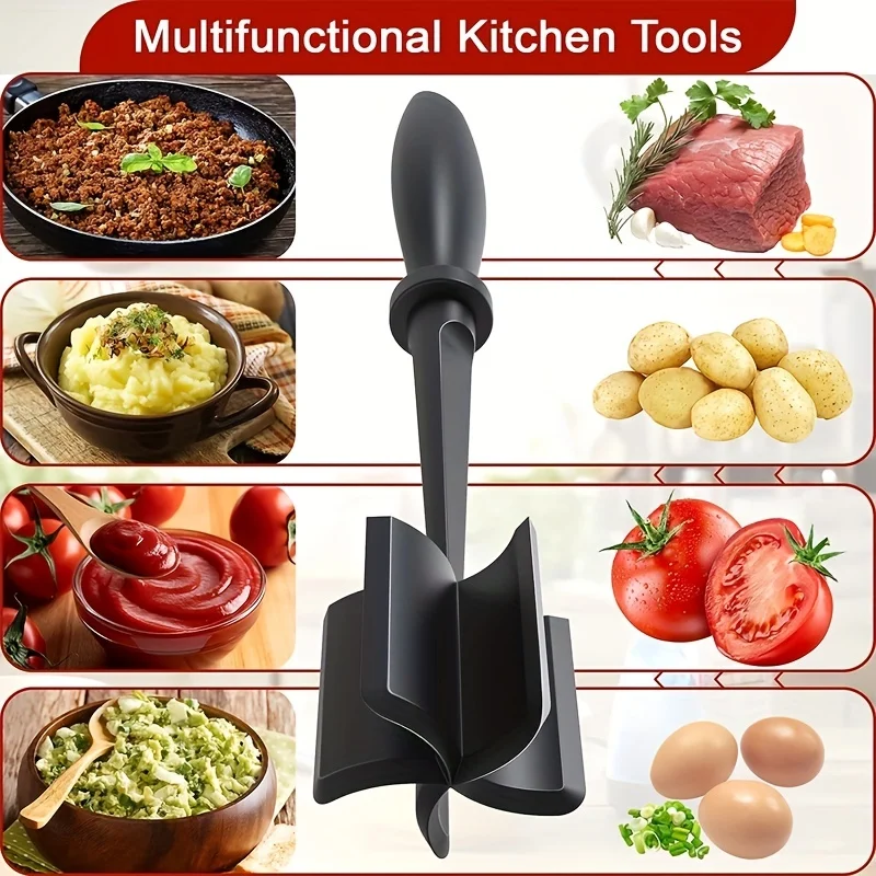 1pc Meat Chopper, Meat Shredder, Heat Resistant Pulverizer