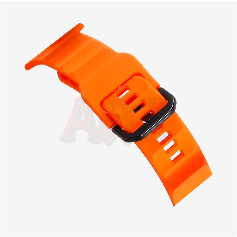Silicone Strap for Apple Watch Band 49mm 44mm 45mm 42mm Belt Bracelet IWatch Series 6 5 4 SE 7 8 Ultra 49mm High Quality Band