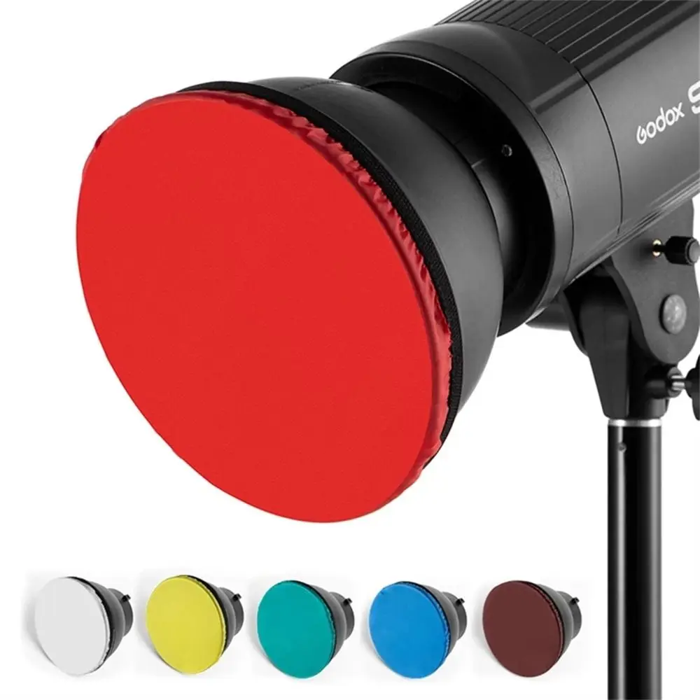 Soft Light Diffuser Sock 7" 180mm Soft Light Protective Cover Studio Strobe Bowen Mount Standard Reflector Photography Flash 55&deg;
