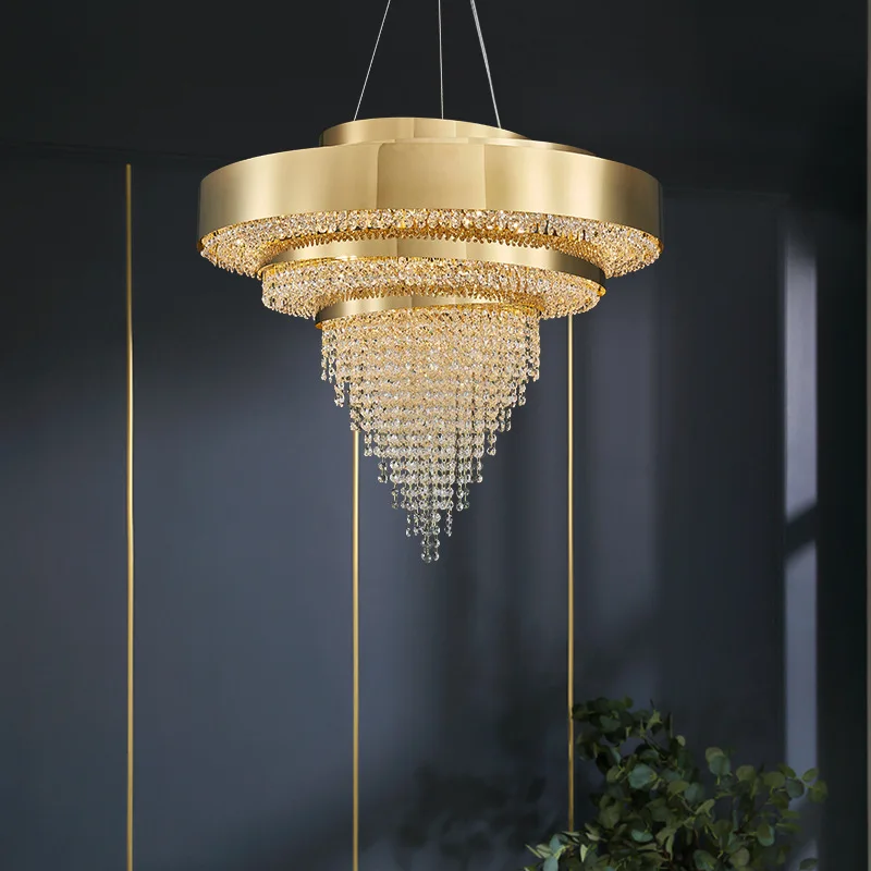 

Modern Crystal Chandelier For Living Room Creative Desigtn Home Decor Led Cristal Lustre Dining Room Bedroom Hang Lamp