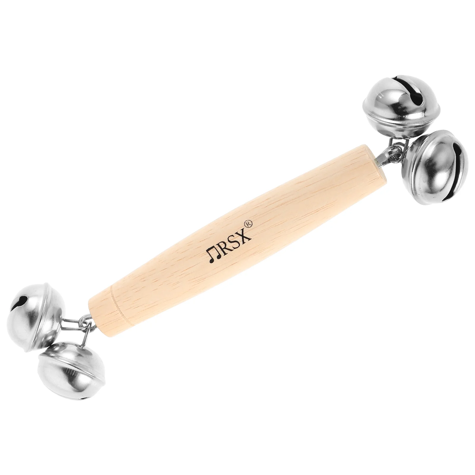 Childrens Wooden Jingle Call Bell Ideal For Early Childhood Education Handheld Percussion Instrument For Kindergarten And Daycar