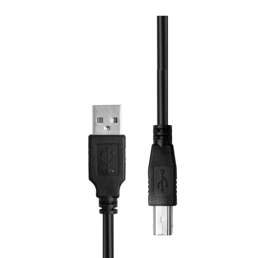 High-Speed USB 2.0 A to B Male Printer Cable - Available in 1.0M or 1.5M Lengths