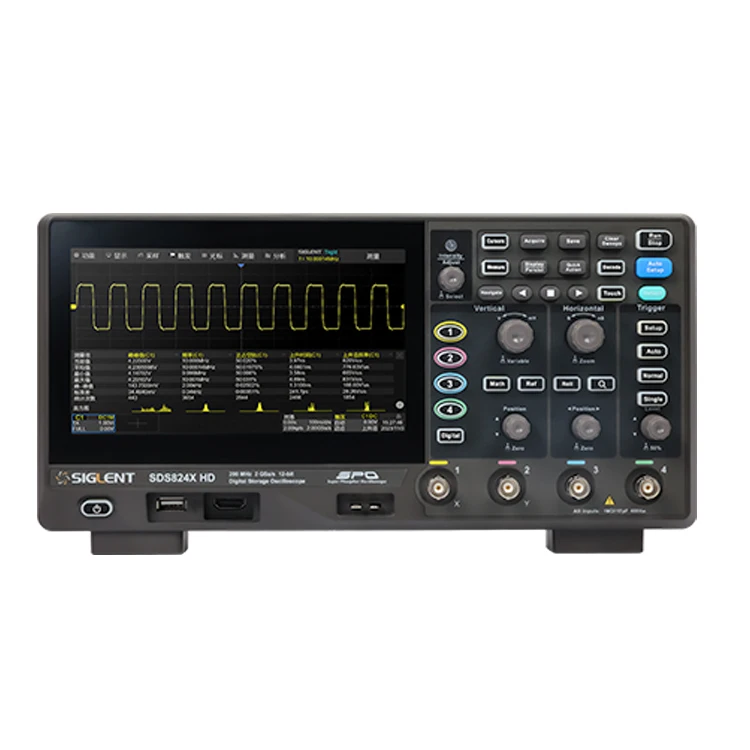 Siglent high-definition oscilloscope SDS800X HD series (SDS802/804/812/814/822/824X HD), 12 bit resolution, 2/4 channels 2