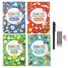 4 Books Reusable 3D Groove Magic Calligraphy Learning English Painting Practice Copybook For Calligraphy Writing For Kids Libros 6