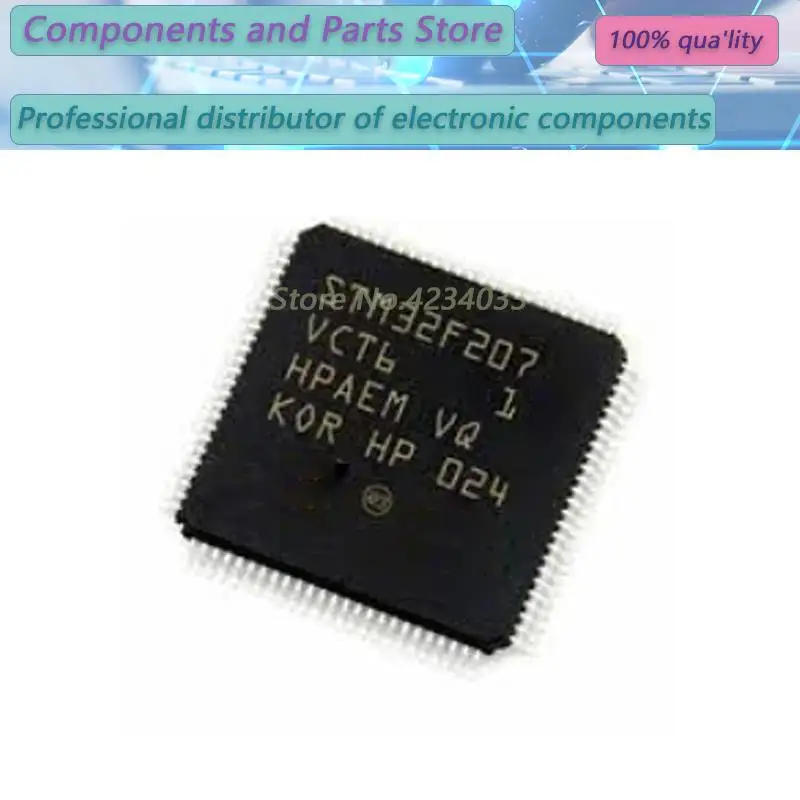 

1PCS STM32F207VCT6 STM32F207VC STM32F207 STM32F207VET6 STM32F207V STM32F207VGT6 TQFP100 NEW100% 07VGT6