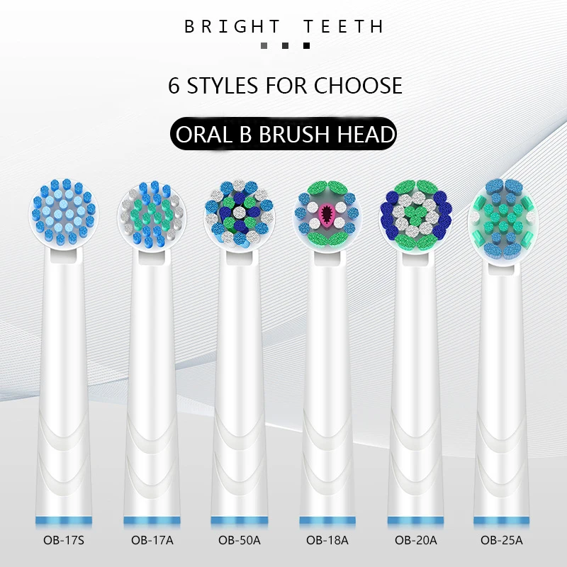 4pcs Electric Toothbrush Head Replaceable Brush Heads For Oral B Advance Pro Health Triumph 3D Excel Vitality |