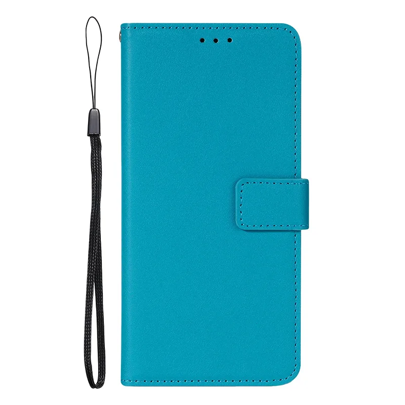 Luxury Leather Flip Wallet Phone Case with Card Holder and Holster