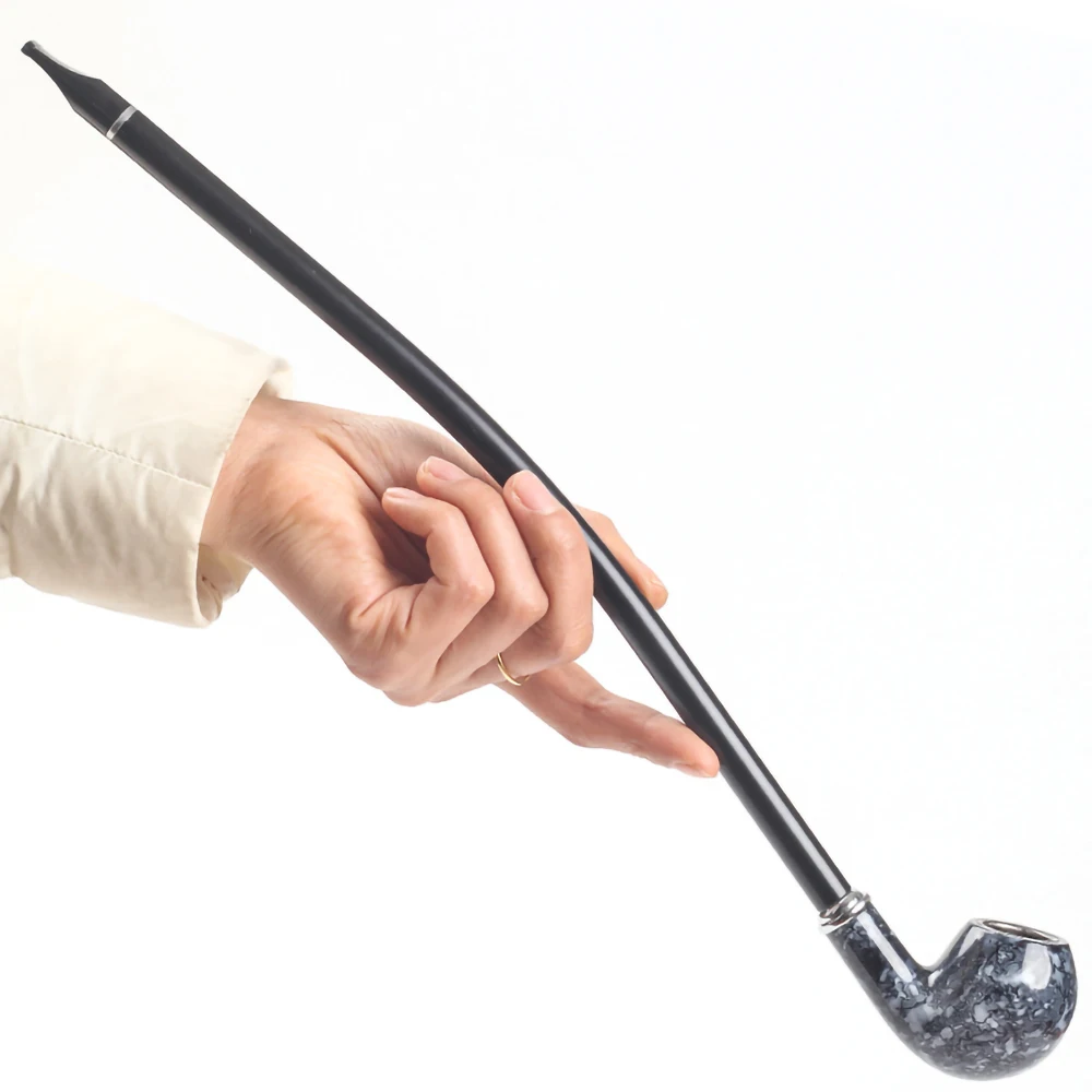 Classic Long Smoking Pipe with Filter Removable Washable Resin Tobacco Pipe Smoking Accessories Men Holiday Gift smoking accessories,tobacco pipe,tobacco smoking accessories,herb smoking pipe,smoking pipe