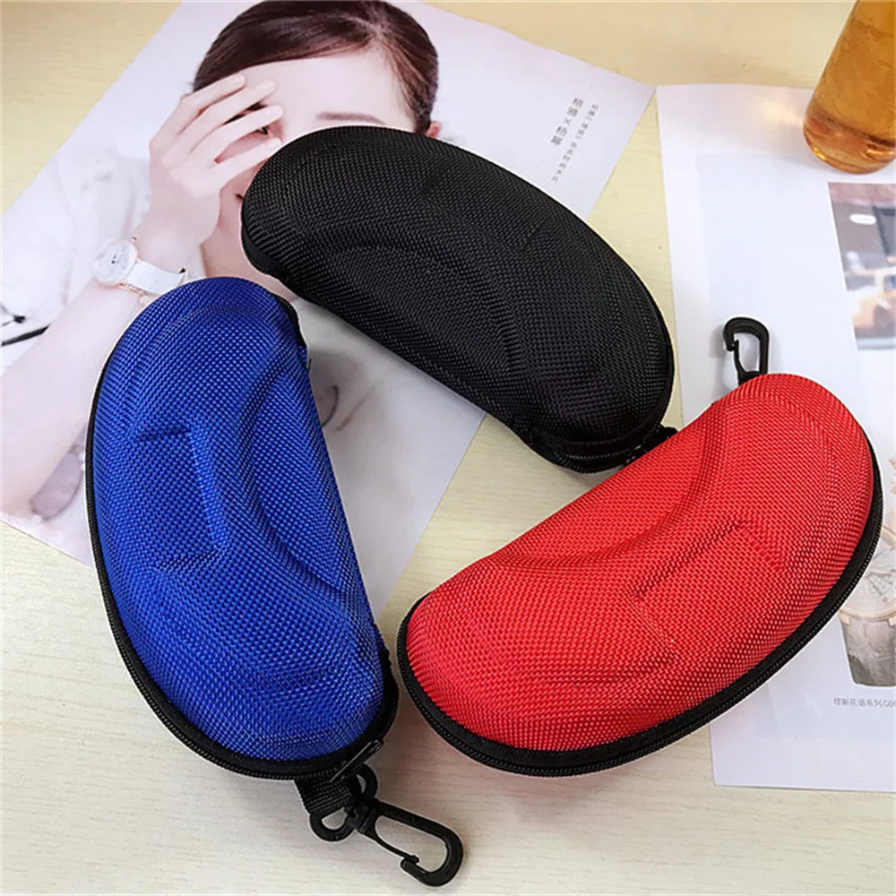 Glasses Box Sunglasses Case Spectacle Case Eyeglass Box Hard Case with Lanyard Zipper with Hook Eyewear Bag Accessories 2025