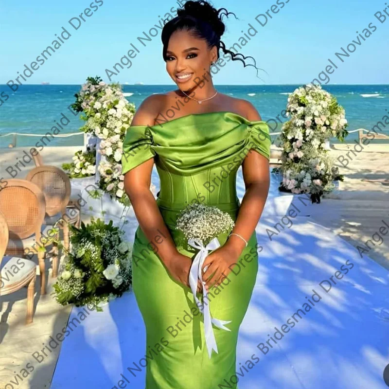 green emerald velvet dress Zapaka Women Grey Green Printed Flower Bridesmaid Dress with Slit Square Neck Chiffon Wedding Guest Dress, Grey Green / US2