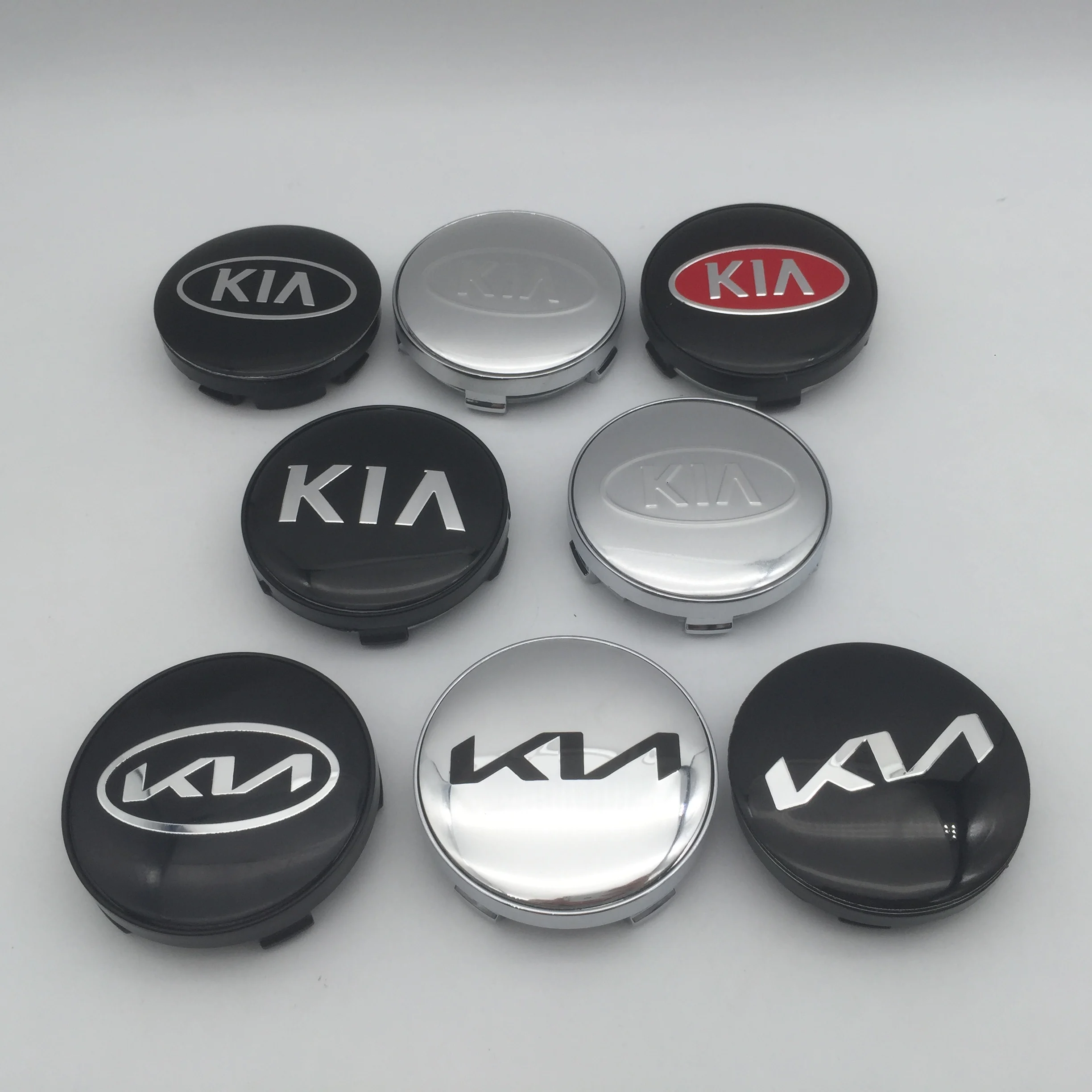 4pcs 3D 56mm 60mm 58mm For Car emblem Wheel hub Center Cap Badge covers sticker Decals Styling accessories