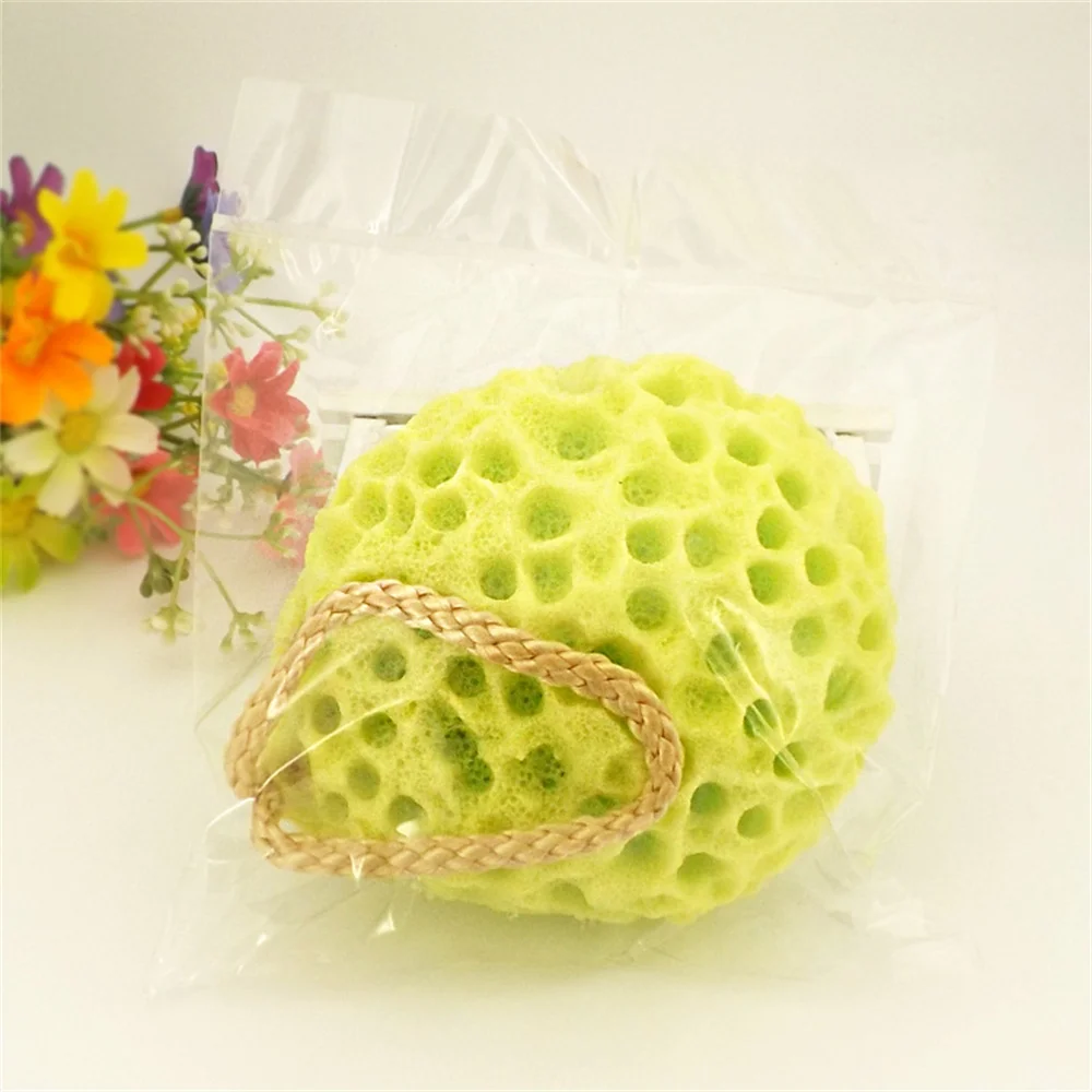 1~5PCS Natural Sea Wool Sponge Dead Skin Remover Exfoliating Massager Shower Pouf Cleaning Shower Brush Foam Body Facial Washing 6