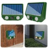Solar Ultrasonic Animal Driver with Red White Flash Light USB Charging Animal Repellent Device for Outdoor Lawns Garden 3