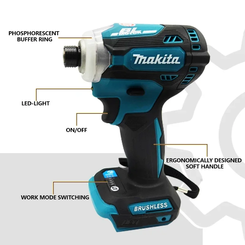 Makita Brushless Electric Tools DTD171 Cordless Impact Driver, Motor Bare Tool power tmakita 18v toolools Makita power tools 2