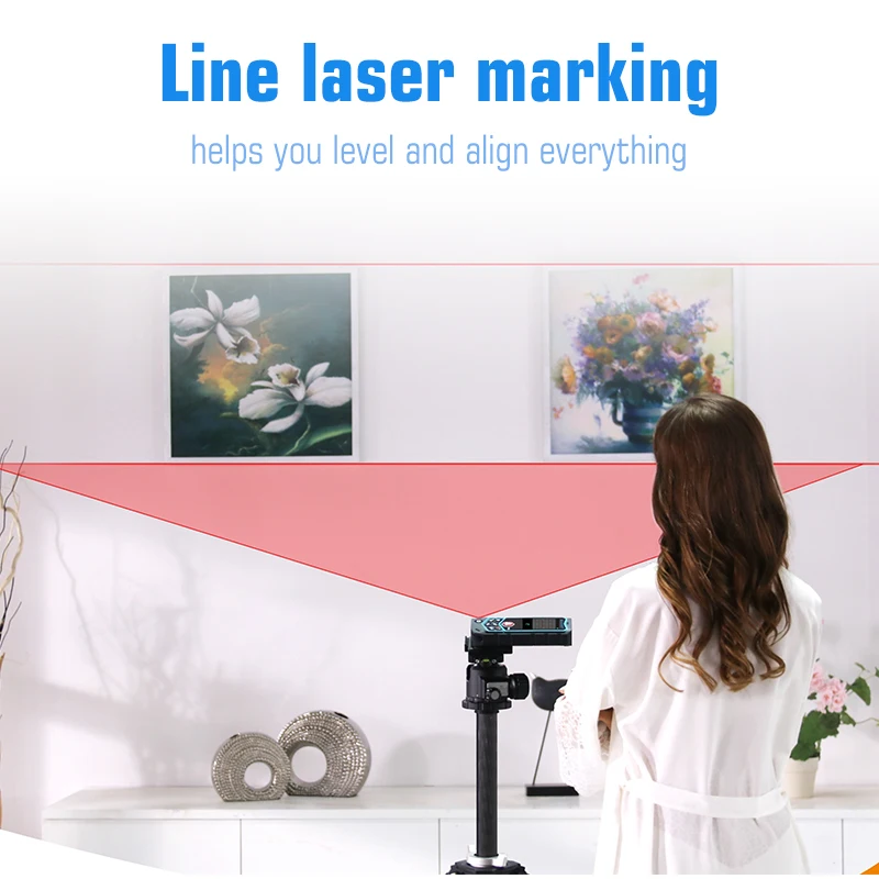 Laser Tape Measure MILESEEY R2 R2B – Multi-function Rangefinder with Voice & Wheel - Image 4