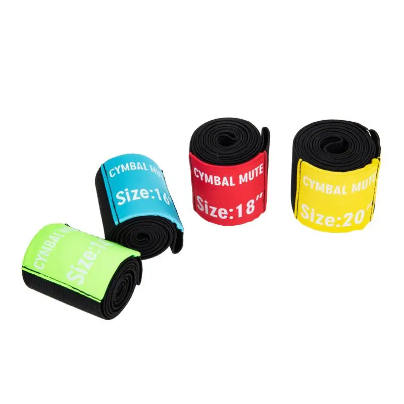 Mute Drum Silencer Cymbal Ropes Pad Practice Belt Ring Percussion