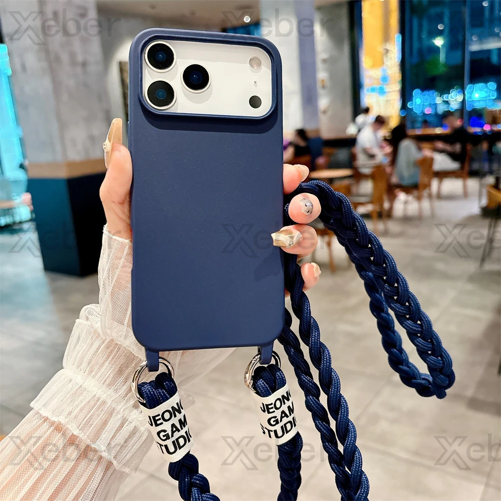 Candy Color Handmade Crossbody Phone Case with Adjustable Strap