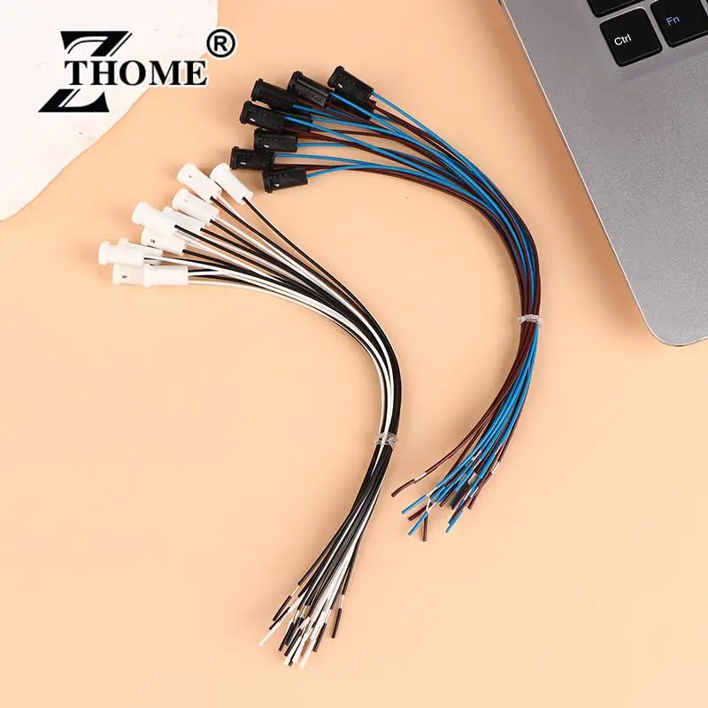 Lamp Holder Lamp Bulb Holder Lamp Base DIY Lighting Accessories 10PCS Household G4 Lamp Socket Wire Adapter With 10cm/20cm Wire G4 Lamp Holder For LED Crystal Heads Light Bulb Halogen Kit