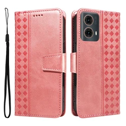 Premium Magnetic Leather Flip Wallet Case - Sleek and Durable Design - Motorola Moto G37 (PK)