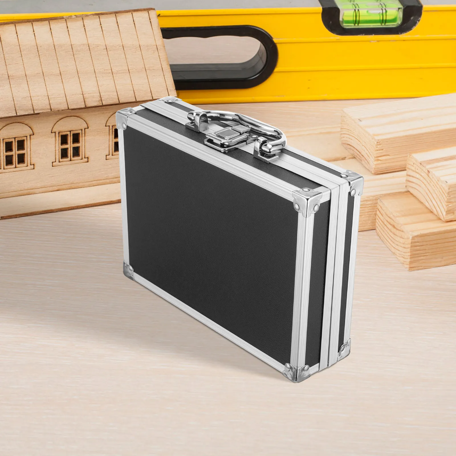 금속 도구 보관 상자 손잡이 컨테이너 다기능 대용량 도구 상자 주최자 홈 오피스용 휴대용 운반 케이스